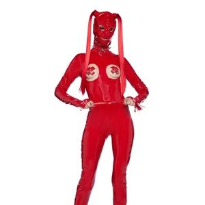FASHION FREAK COSTUME SET - Faux Leather couples night